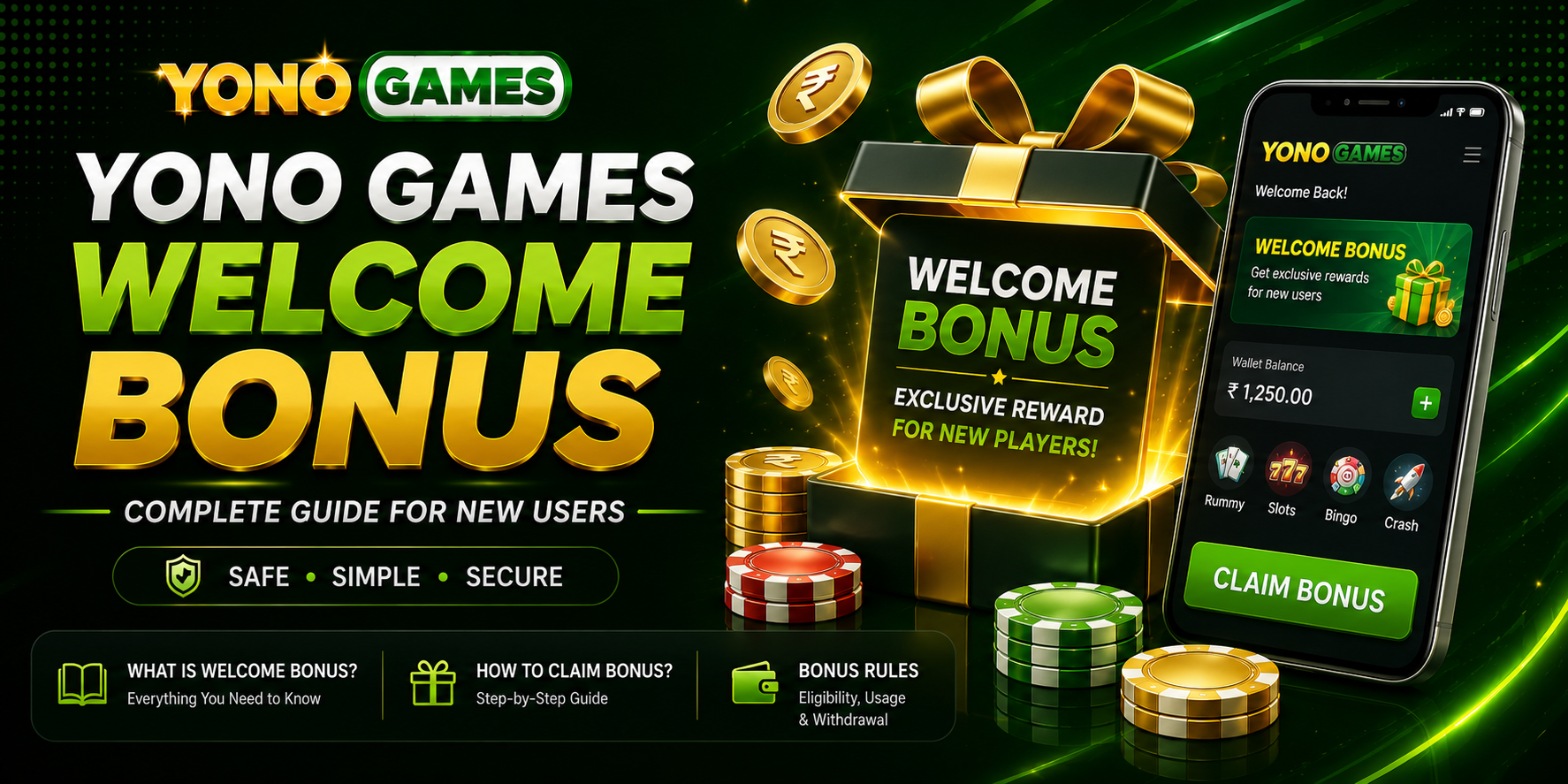 Yono Games Welcome Bonus Explained
